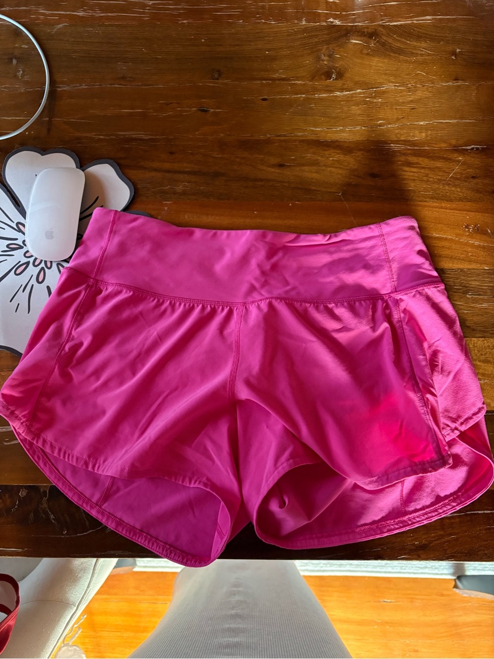 lululemon athletica Bright Pink Athletic Shorts